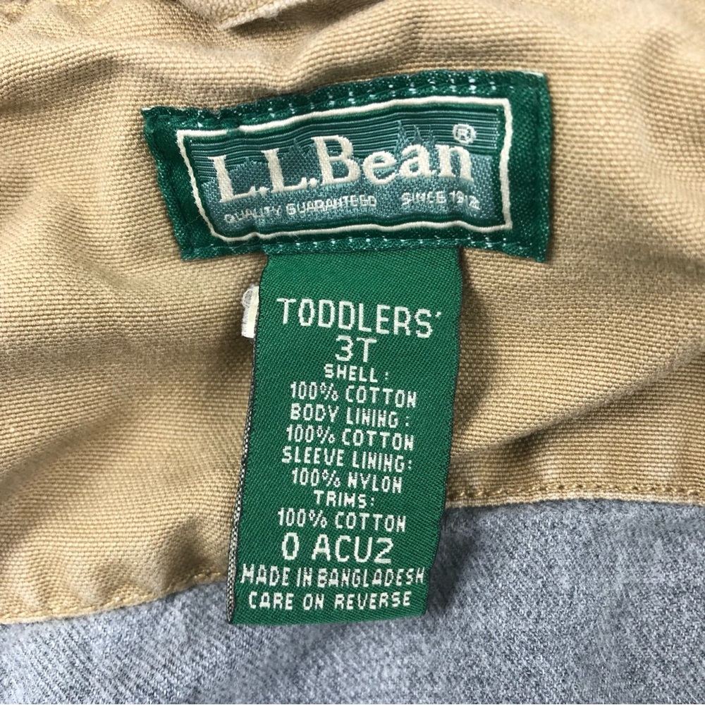 L.L. Bean Toddler Field Jacket with Corduroy Trim - Picture 7 of 10